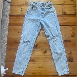 Zara High Rise Mom Jeans